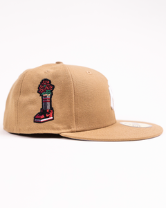 Tan Yankee New Era Fitted - LAST ONE LEFT